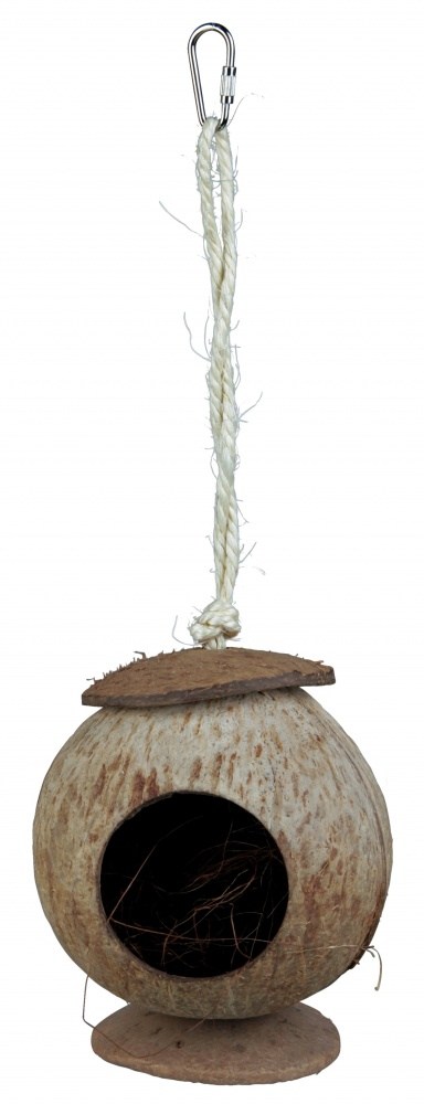 Домик для грызунов, кокос, 13х31см