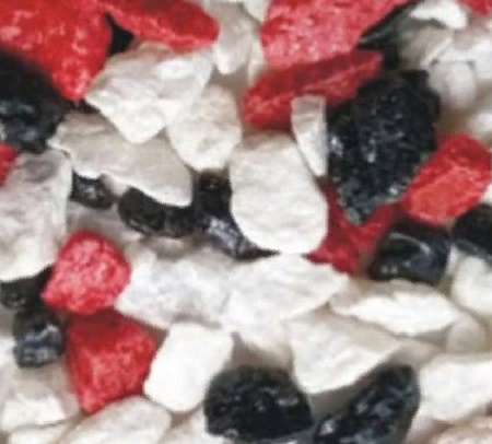 Уют Грунт натурал Мрам. крошка крас-чер-бел сред 5-10мм, 2кг