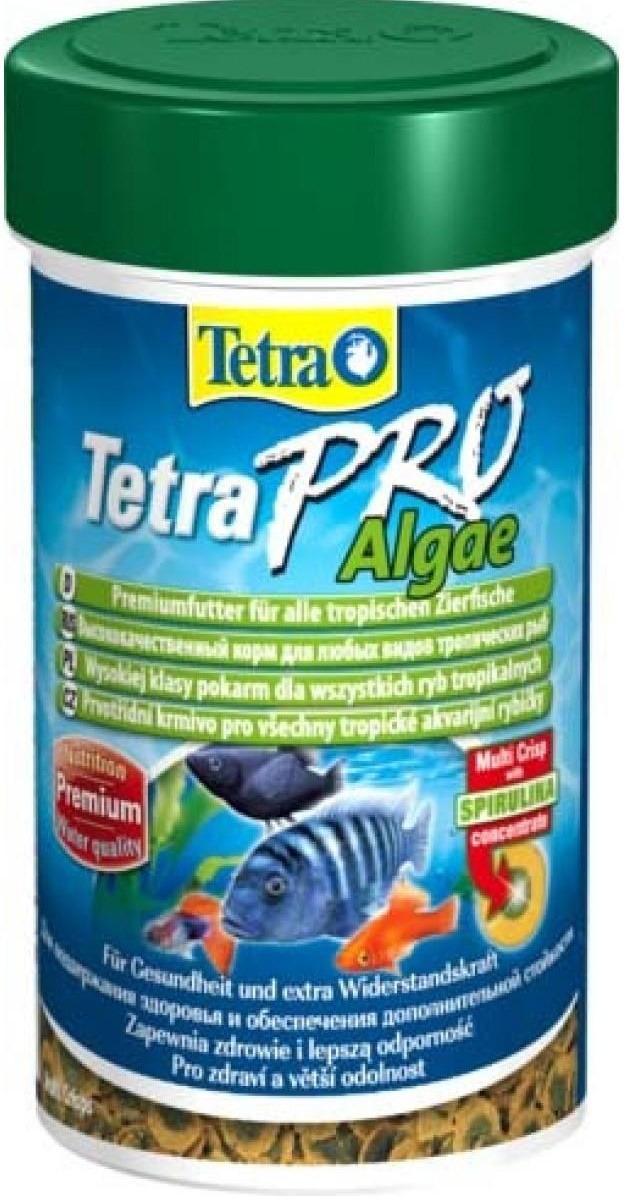 TetraPro Algae Crisps раст. корм для всех видов рыб в чипсах 250мл