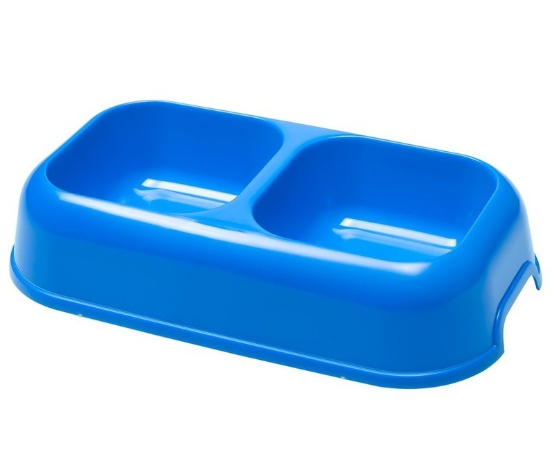 Миска PARTY 18 -1.2 л двойная