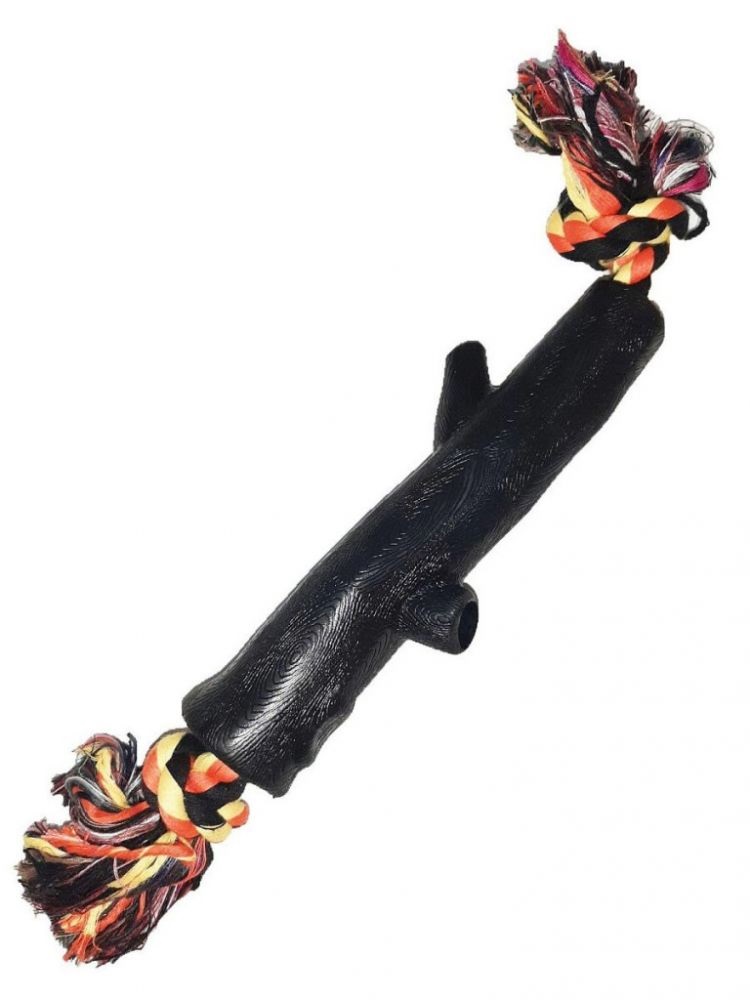 Игрушка ветка черная с веревкой большая 23*3см