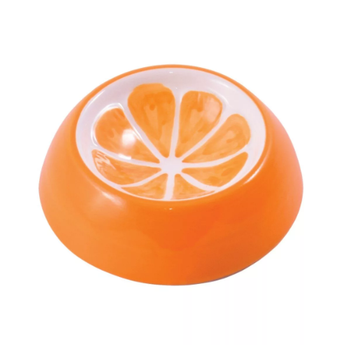 КерамикАрт миска керамическая для грызунов 10мл Апельсин