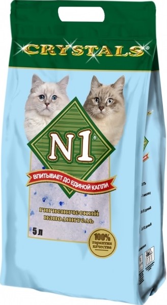 Наполнитель №1 Crystals силикагелевый 5л