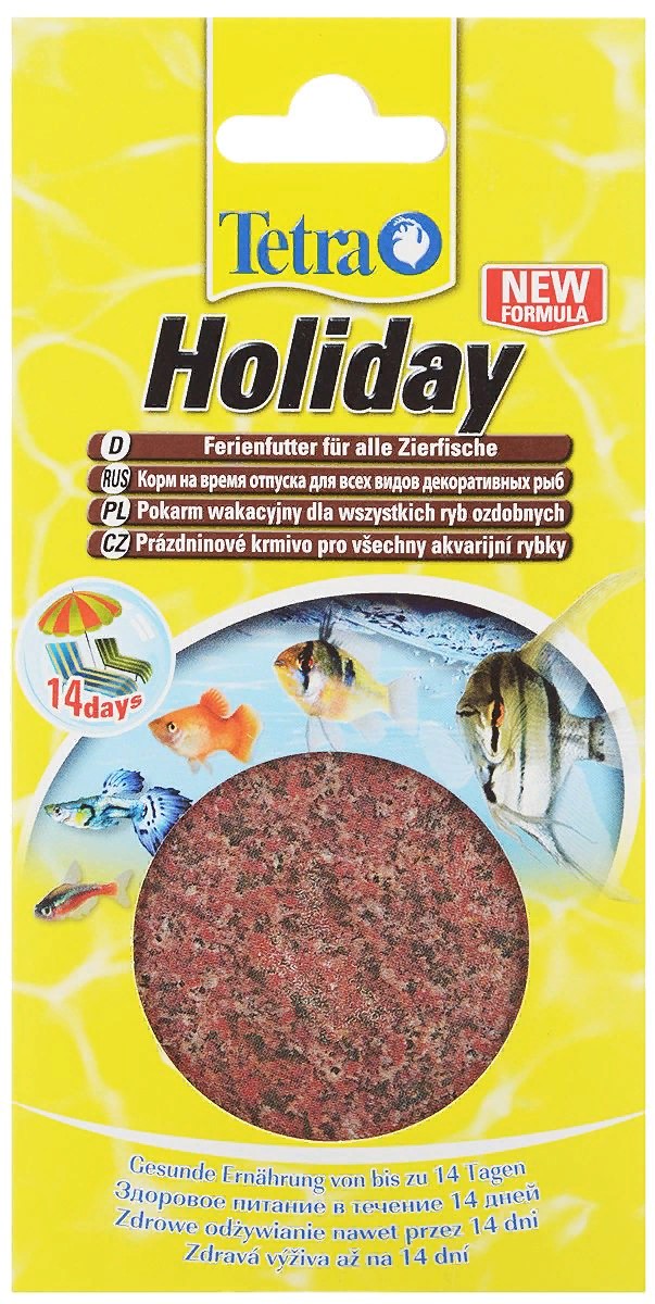 TetraHoliday корм для рыб "отпуск 14 дней", твердый гель 30г