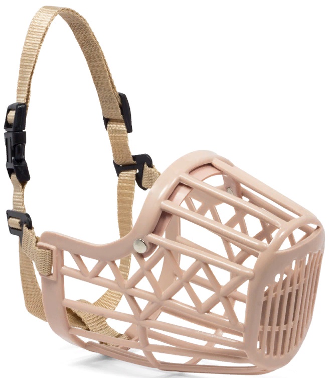 Намордник пластиковый с нейлоновым ремешком №1, 40*33*60мм, Triol