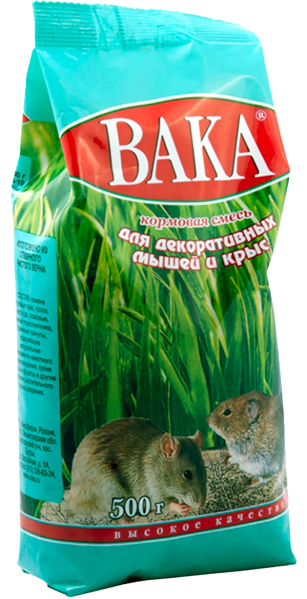 Вака ВК Корм для крыс и мышей 500г
