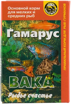 Гаммарус ВАКА основной корм для рыб