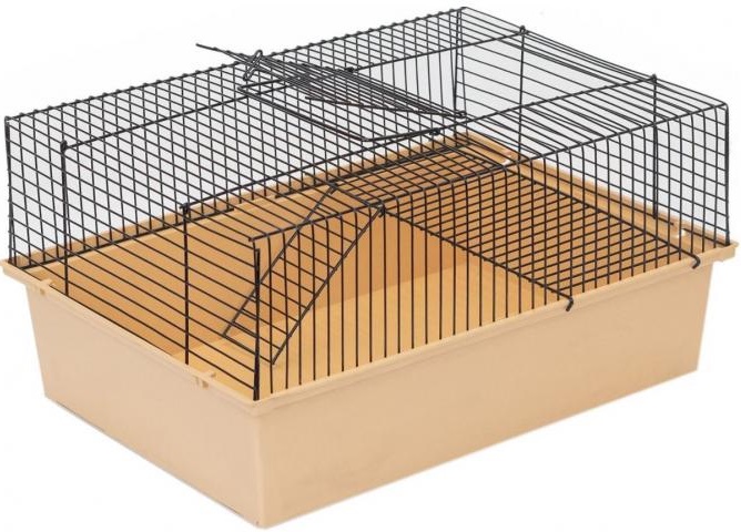 ECO Клетка-мини для мелких грызунов1этаж шаг прута 8мм, 27*15*16см