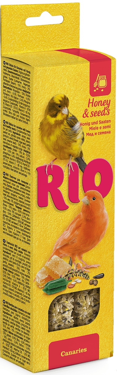 РИО Палочки д/канареек с Медом и полезными семенами