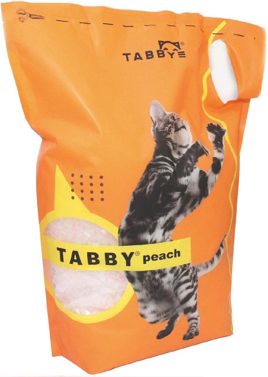 Наполнитель Табби blue силикагелевый аромат персика 7,9л