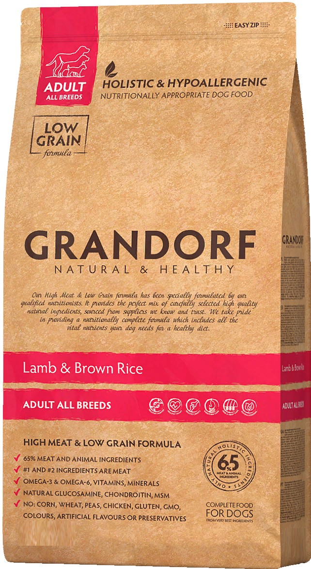 Грандорф корм для собак всех пород ягненок с рисом