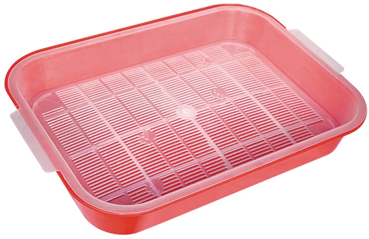 Туалет для кошек с сеткой "Стандарт", 380*280*55мм