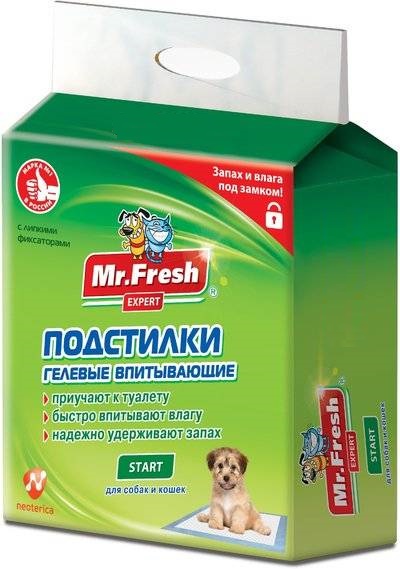 MF Expert Start Подстилки д/приучения к туалету 40*60см (15шт)