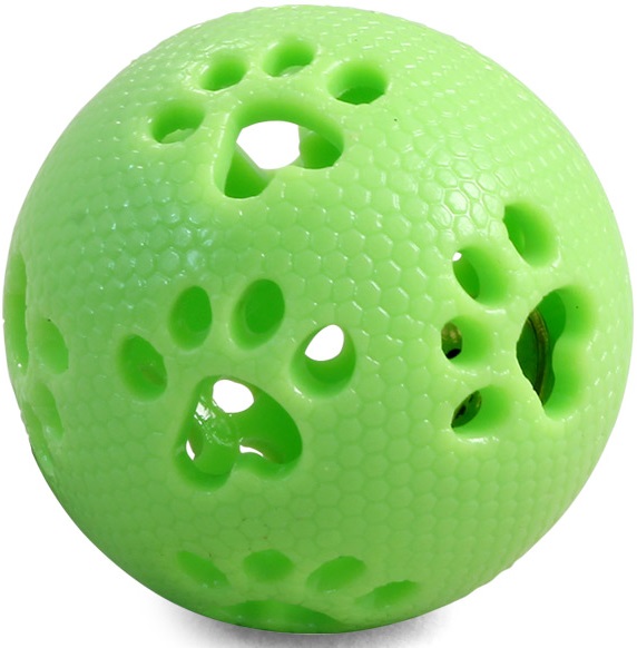 Игрушка для собак из термопласт. резины "Мяч-лапки", d80мм