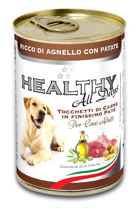 HEALTHY конс. для собак с ягненком и картофелем 400г