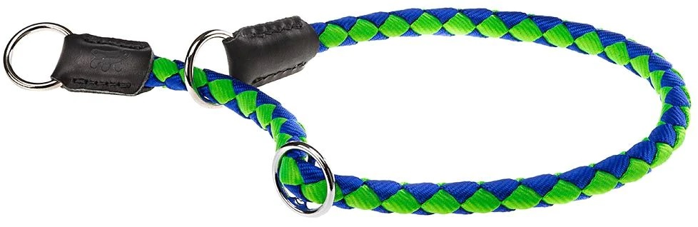 Ошейник TWIST CS12/35 зеленый с синим 35*1,2см
