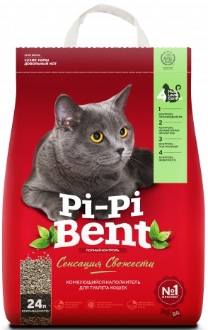 Наполнитель Pi-Pi-Bent Сенсация свежести 10кг