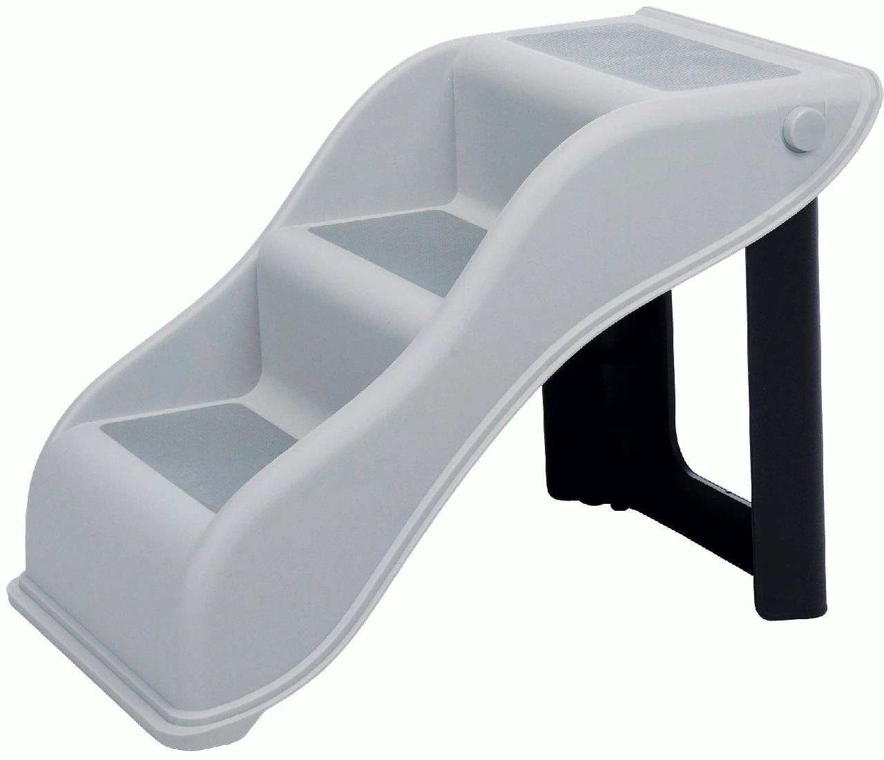 Лестница для животных светлая, светло-серый 34*39*54cм