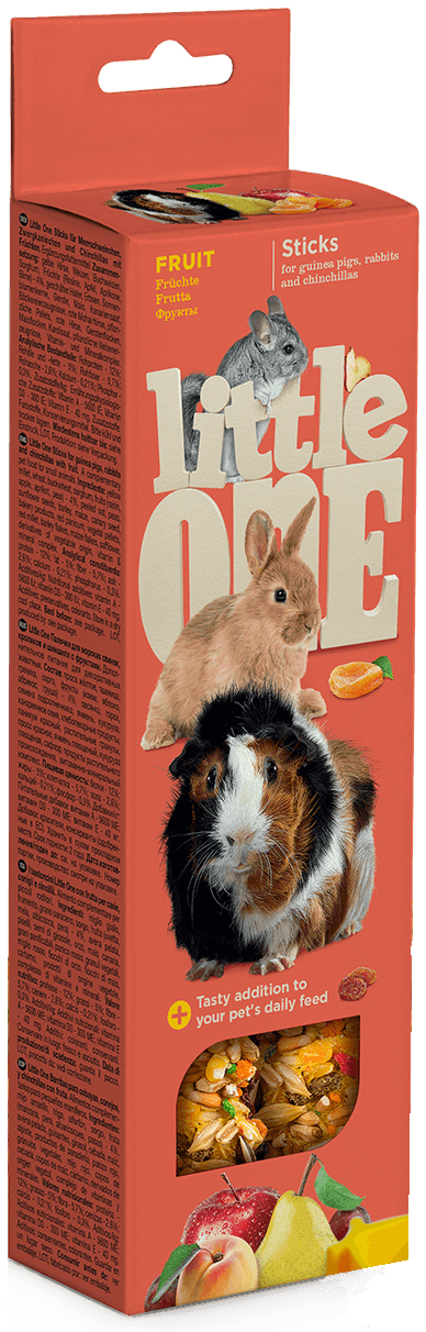 Little One Палочки д/морск.свинок, кроликов, шиншилл с фруктами