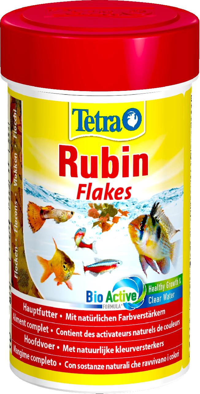 TetraRubin Flakes корм в хлопьях для улучшения окраса всех видов рыб 250мл