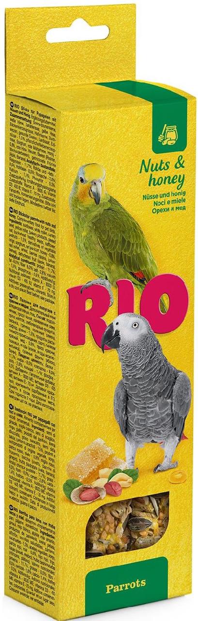 Рио Палочки д/попугаев с медом и орехами 2шт*90г