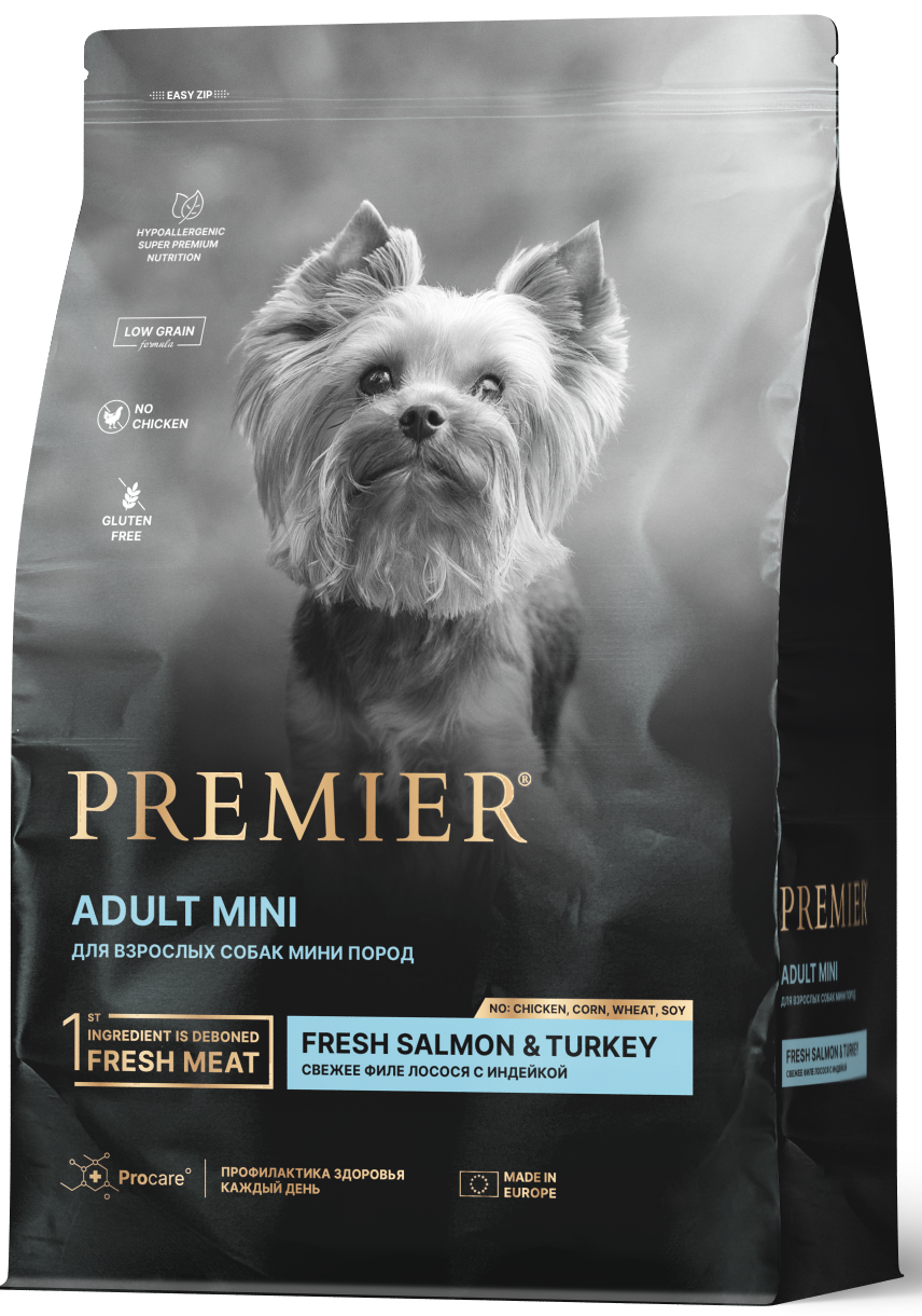 Premier для собак мелких пород Лосось с индейкой*