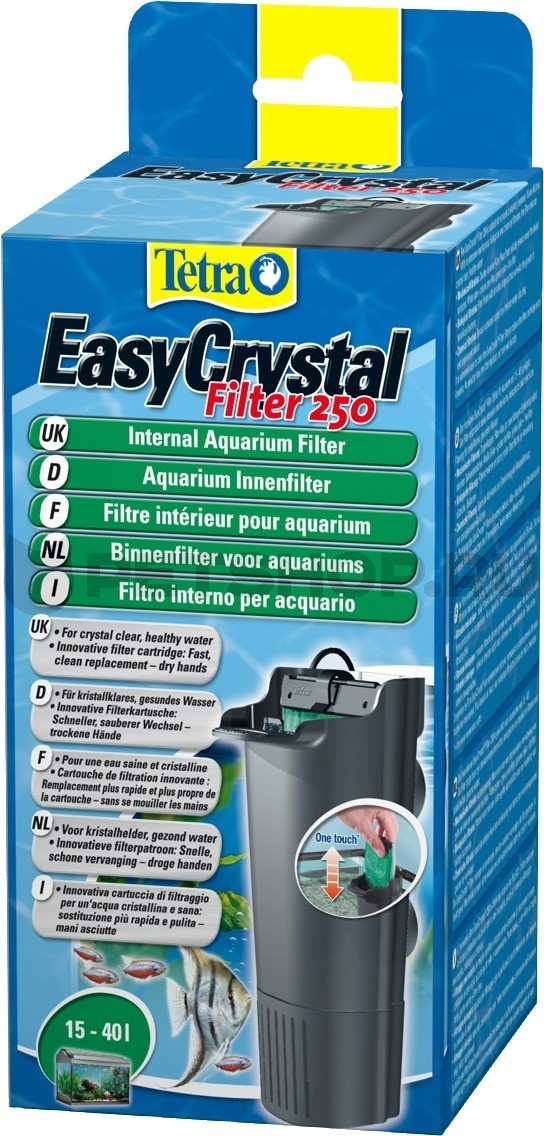 Tetratec EasyCrystal 250 - внутренний фильтр д/аквариумов до 15-40л