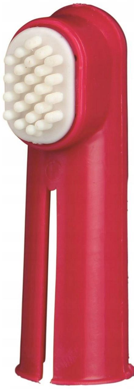 Зубная щетка-массажер на палец для домашних животных ЧК, пластик