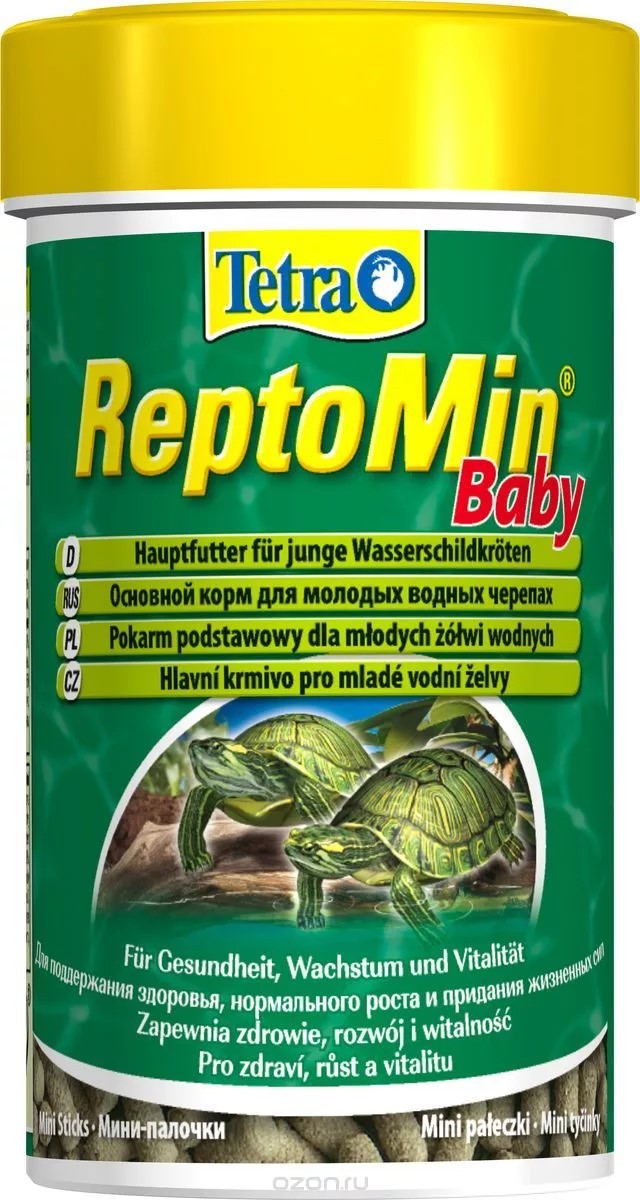 Tetra ReptoMin Baby корм для молодых водных черепах 100мл