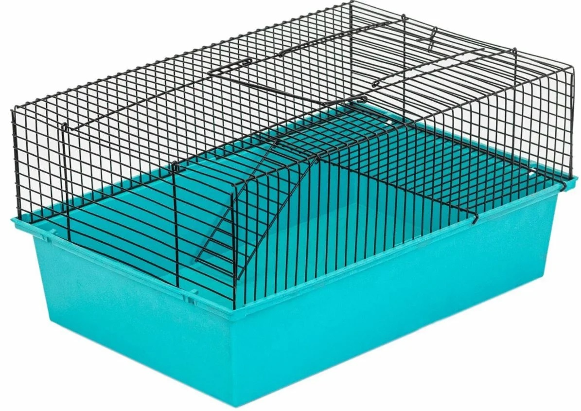 ECO Клетка-мини для мелких грызунов1этаж шаг прута 8мм, 27*15*16см