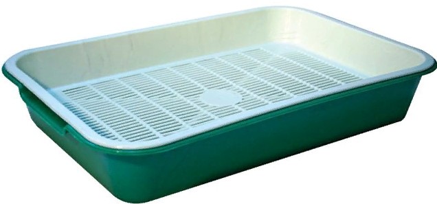 Туалет с сеткой АДАМ высокие ножки 38,5х26х6,5см