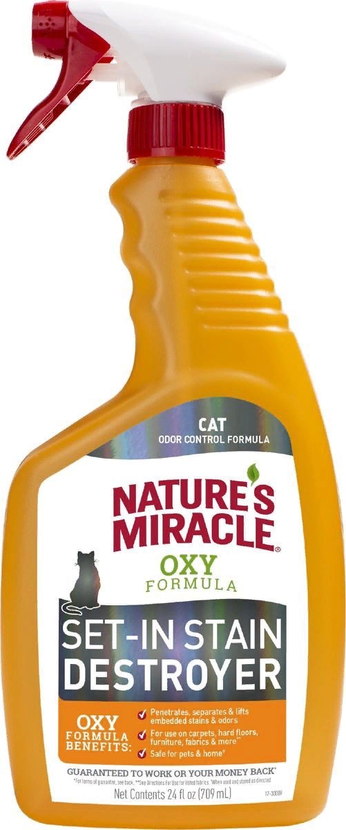 8in1 Уничтожитель пятен и запахов для кошек NM Cat Oxy Formula Spray 709мл