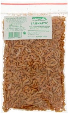 ЗООМИР "Гаммарус" природный корм для рыб 10г (пакет)
