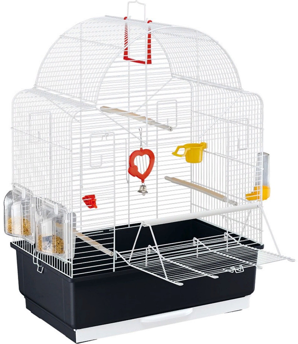 Клетка для птиц IBIZA OPEN (перламутровая) 49,5*30*69см