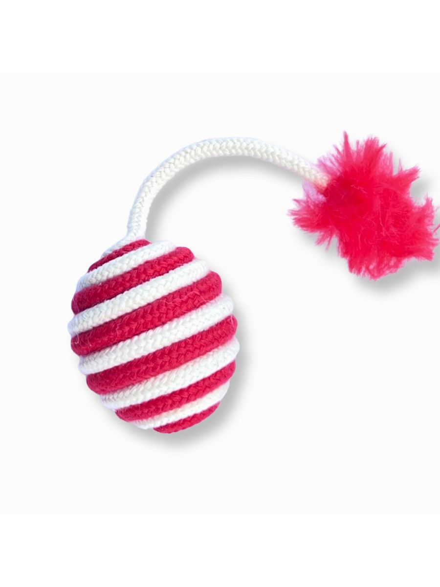 Шар полосатый с хвостом 4см