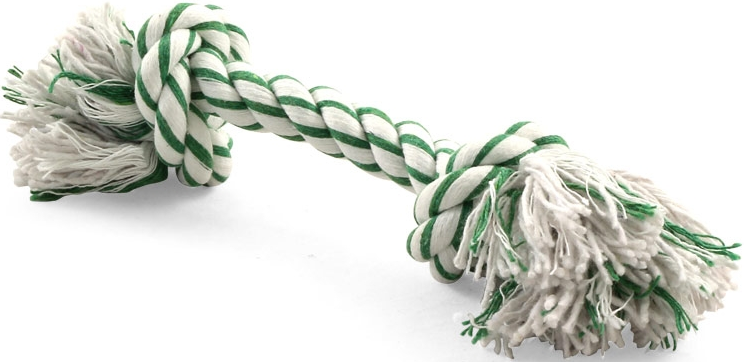 Игрушка AROMA для собак "Веревка с ментолом, 2 узла", 260мм