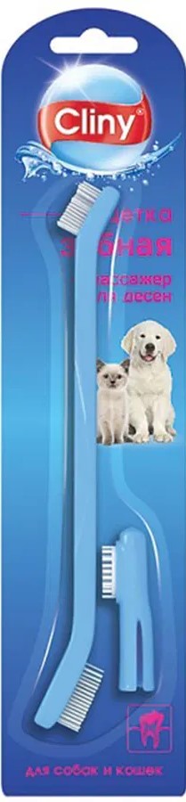 Cliny Зубная щетка+массажер д/десен