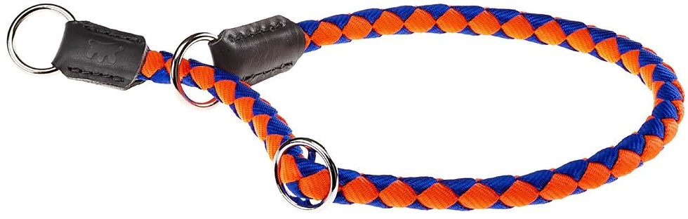 Ошейник TWIST CS12/35 оранжевый с синим 35*1,2см