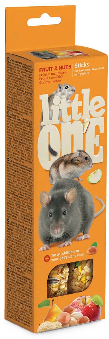 Little One Палочки д/хомяков, крыс, мышей с фрукт/орехами