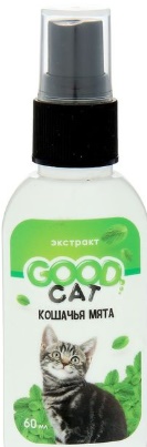 Good Cat Спрей для кошек ЭКСТРАКТ КОШАЧЬЕЙ МЯТЫ 60мл