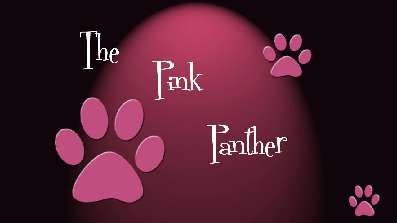 Коврик под миски Розовая пантера