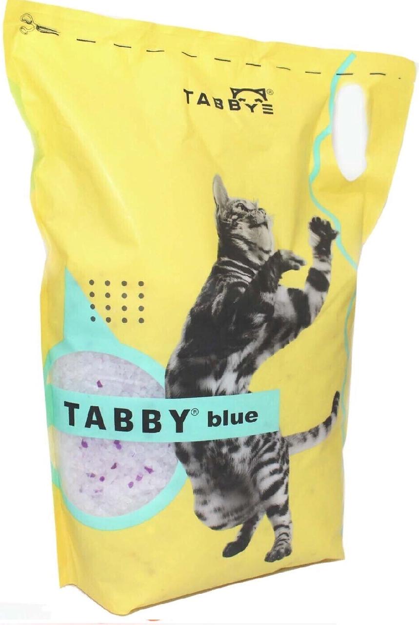 Наполнитель Табби blue силикагелевый аромат лаванды 7,9л