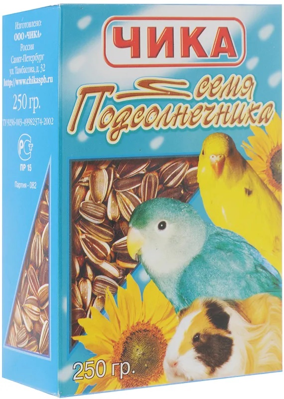Чика Семя подсолнечника 250г