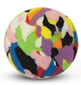Игрушка для кошек "Мяч разноцветный", d35мм