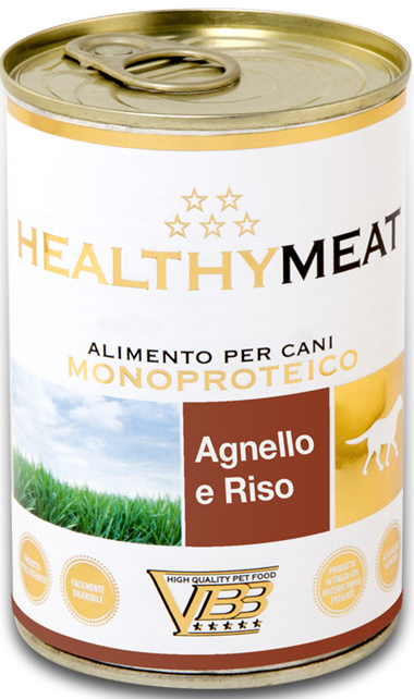HEALTHYMonoproteico конс. для собак с ягненком и рисом 400г