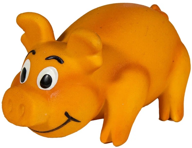 Игрушка для собак СВИНКА 11см латекс